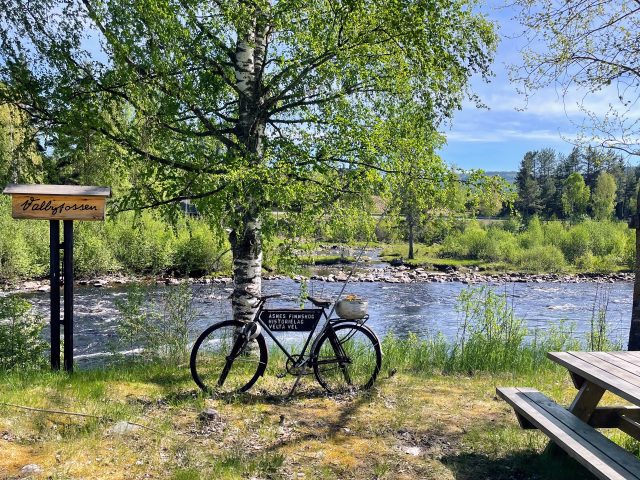 Villmarksruta-Dag 3-Flisa-elva-rasteplass-norway-by-bike
